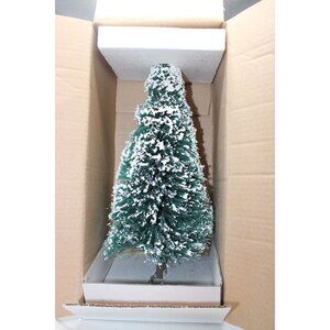 Dept 56 Village Accesories - 15" Frosted Spruce Tree